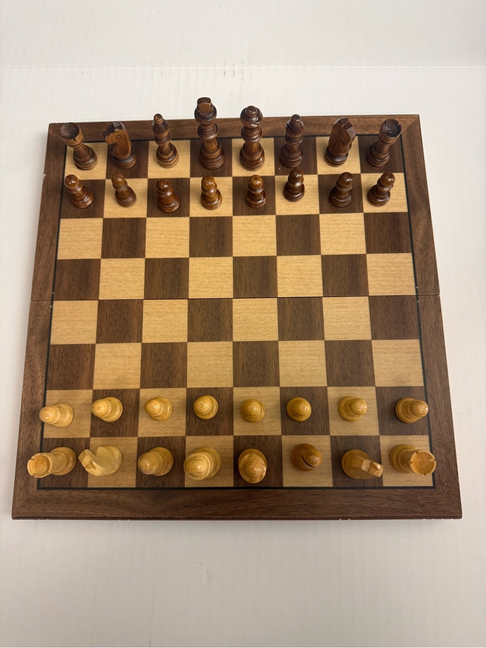 Wooden 12 in Chess Set